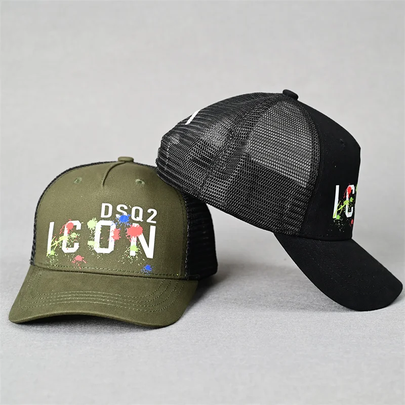 ICON Brand Baseball Cap for Men Women 2024 Summer Black Original Hat Man Breathable Adjustable White Womens Caps casquette homme