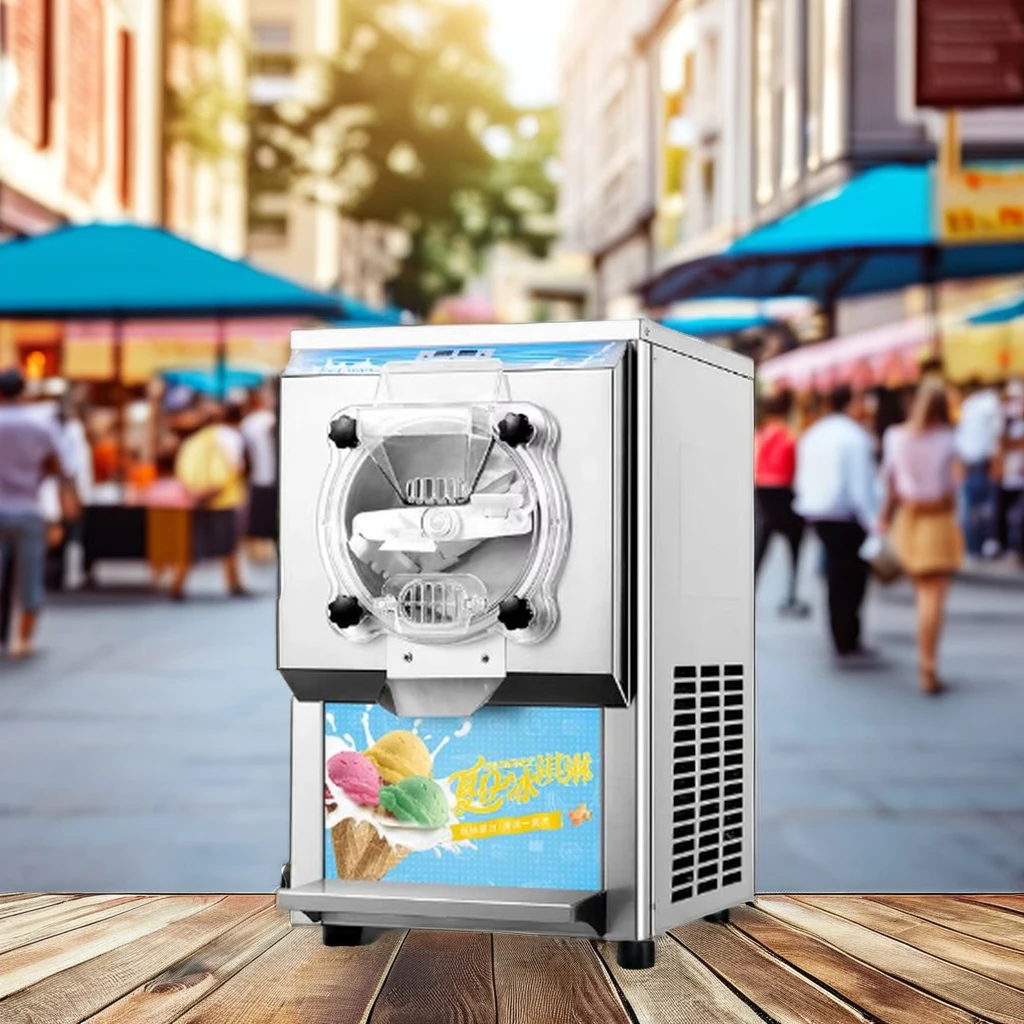 Ice Cream Cone Vending Machine European Standards 500kg Ice Storage Bullet Shape Best Price Compressor Motor 50kg