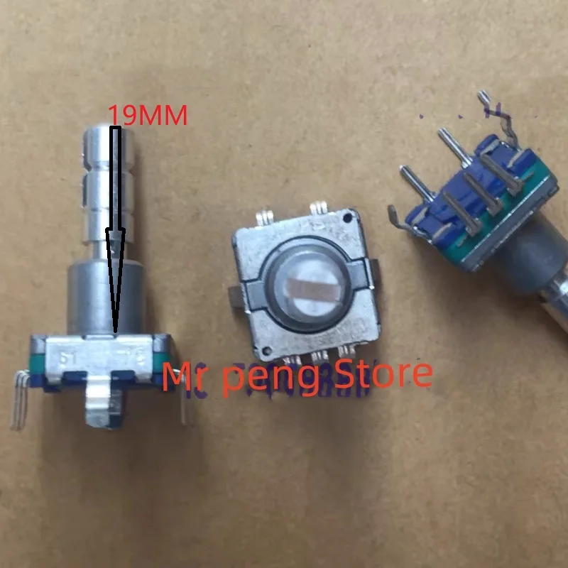 1pcs  for ALPS EC11 encoder with switch 30 positioning number 15 pulse point split shaft length 19mm