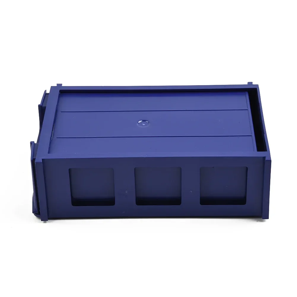 Container Storage Box Hardware PE Plastic Thicken Toolbox Transparent 140*85*40mm Blue Component Screws Crafts