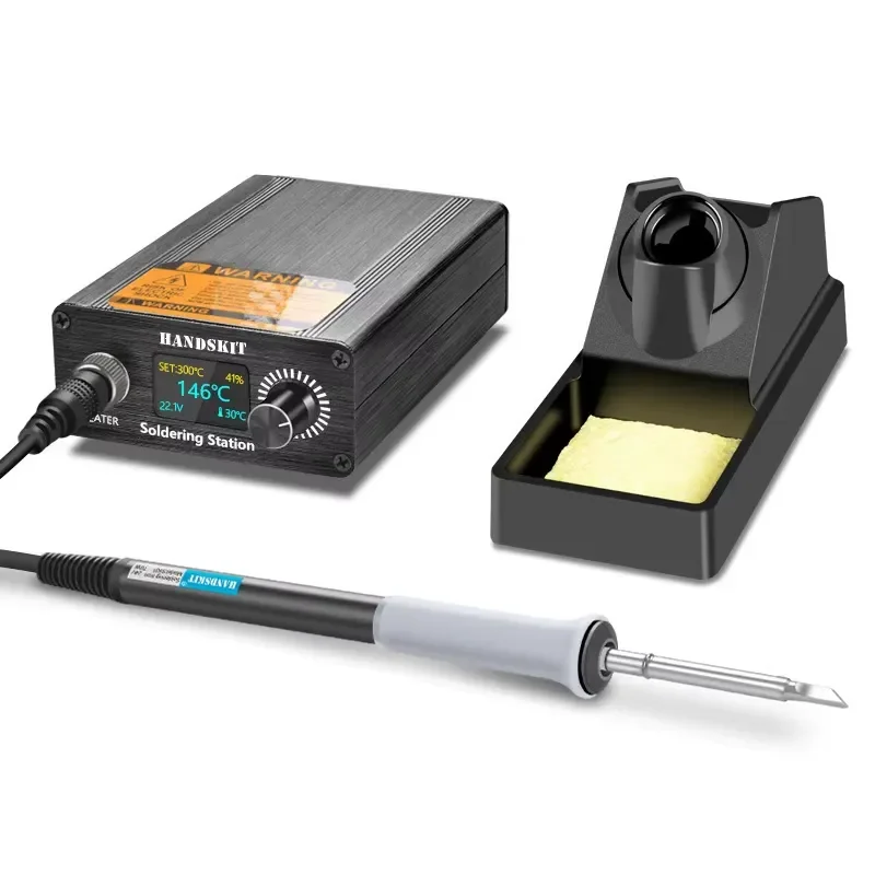 T12 Smart Soldering Station with Auto Sleep Mode Fast Heating 70W Digital Temperature Control Adjustable Soldering Iron for