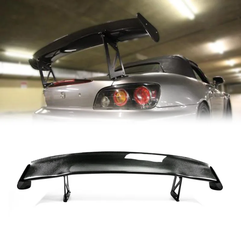 For S2000 SPON Rear Spoiler Track Car Exterior Replacement Wing Kit