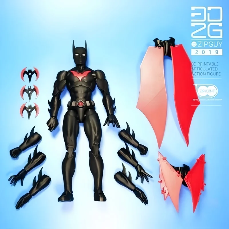 

Original High Quality Dc Multiverse Sdcc Animation Batman Beyond Action Collection Models Doll Action Figure Joint Movable Toys