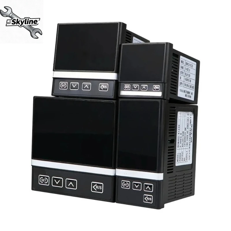 220VAC Temperature Controller, PT100/K/J Thermocouple 4-20mA RS485 Modbus Panel