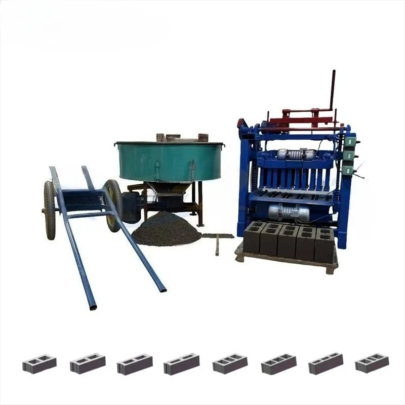 Electric Brick Press Machine Interlocking Paver Maker for Driveway Patio Construction Landscaping Sustainable Building Material
