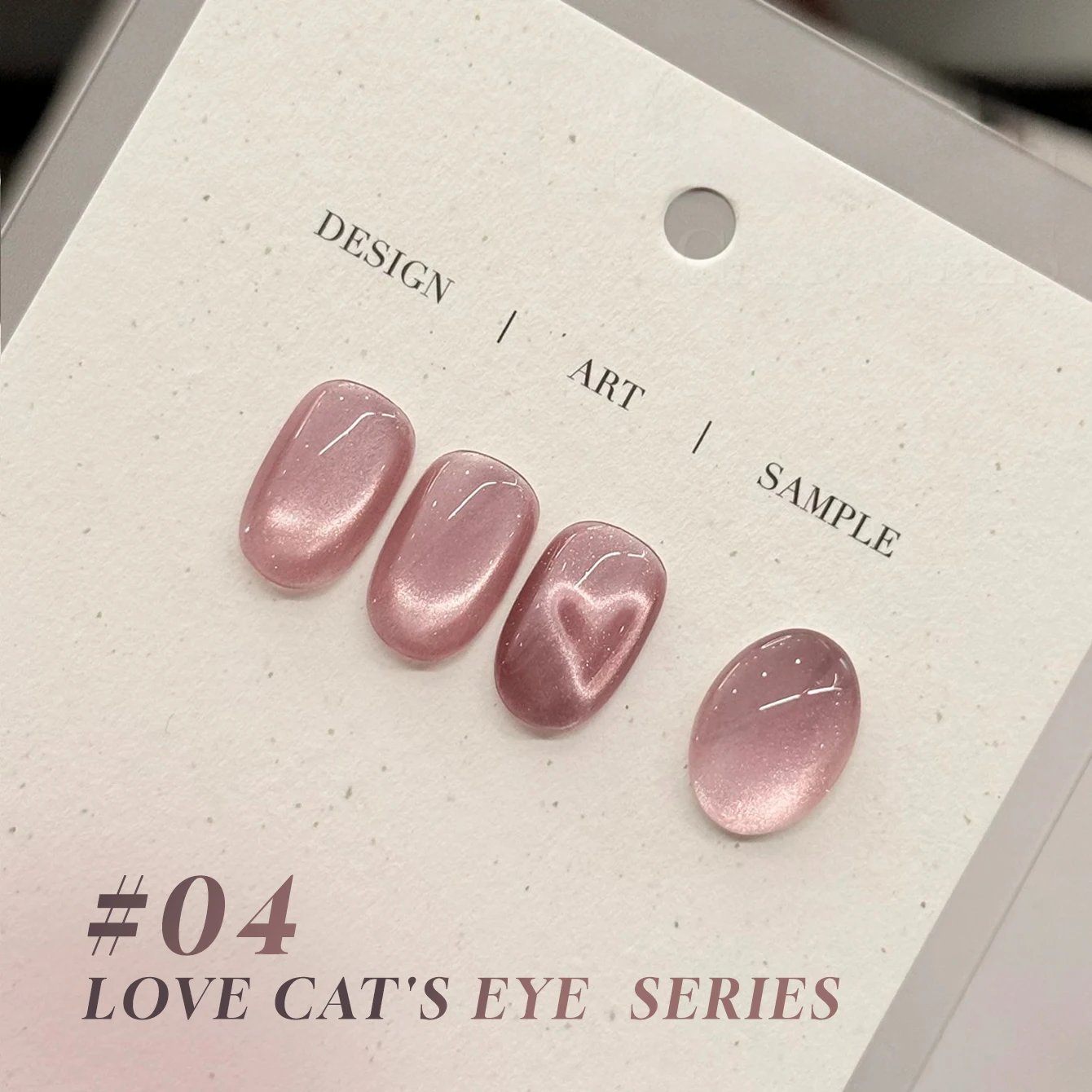 1-8pcs WS Autumn Winter Nails Ice Transparent Pink Cat Eye Gel Nail Polish Top Selling Nail Art Nail Salon Nail Supplies