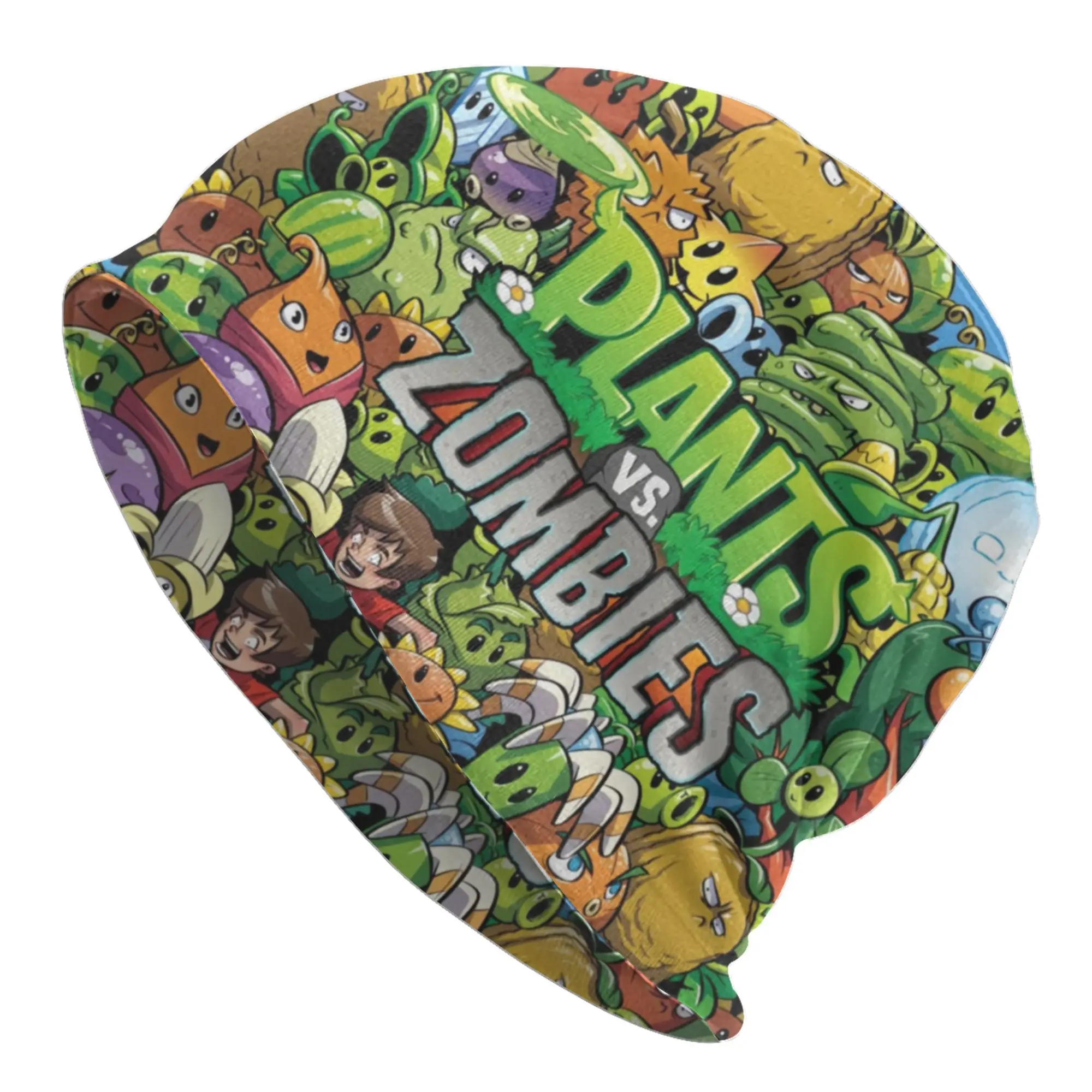 P-Plants vs. Z-Zombies Skullies Beanies Caps Unisex Winter Warm Knitted Hat Men Women Street Adult  Bonnet Hats Outdoor Ski Cap