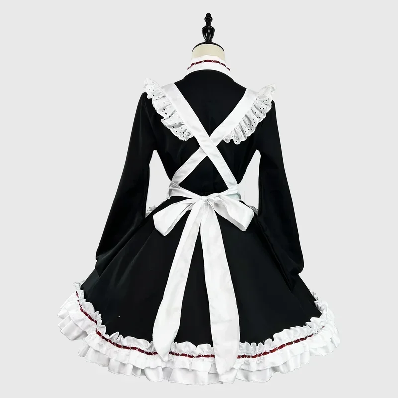 Sn66 Lolita kimono maid dress outfit anime cat Neko girls coffee yukata uniform cosplay Halloween female party dress sets DRW &