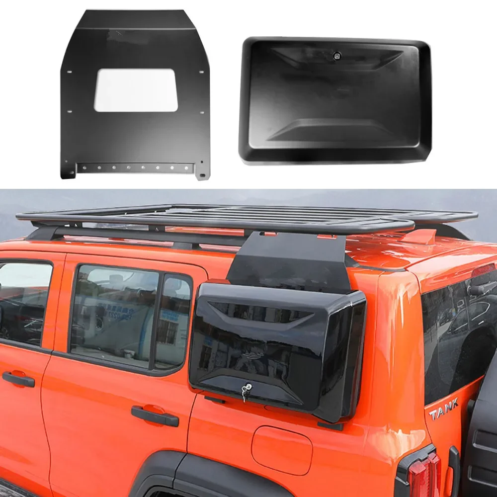 Car 4x4 Off-road Side Toolbox Schoolbag Rear Window Modification Kit ABS Side Backpack For Tank 300 TANK300 2021 2022 2023