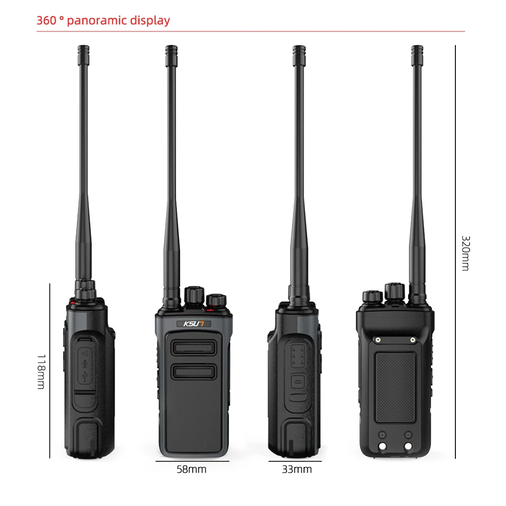 KSUN X40plus 10 واط اتصال داخلي لاسلكي عالي الطاقة سهل الاقتران فك تشفير طويل المدى اتجاهين راديو Comunicador لاسلكي تخاطب #5