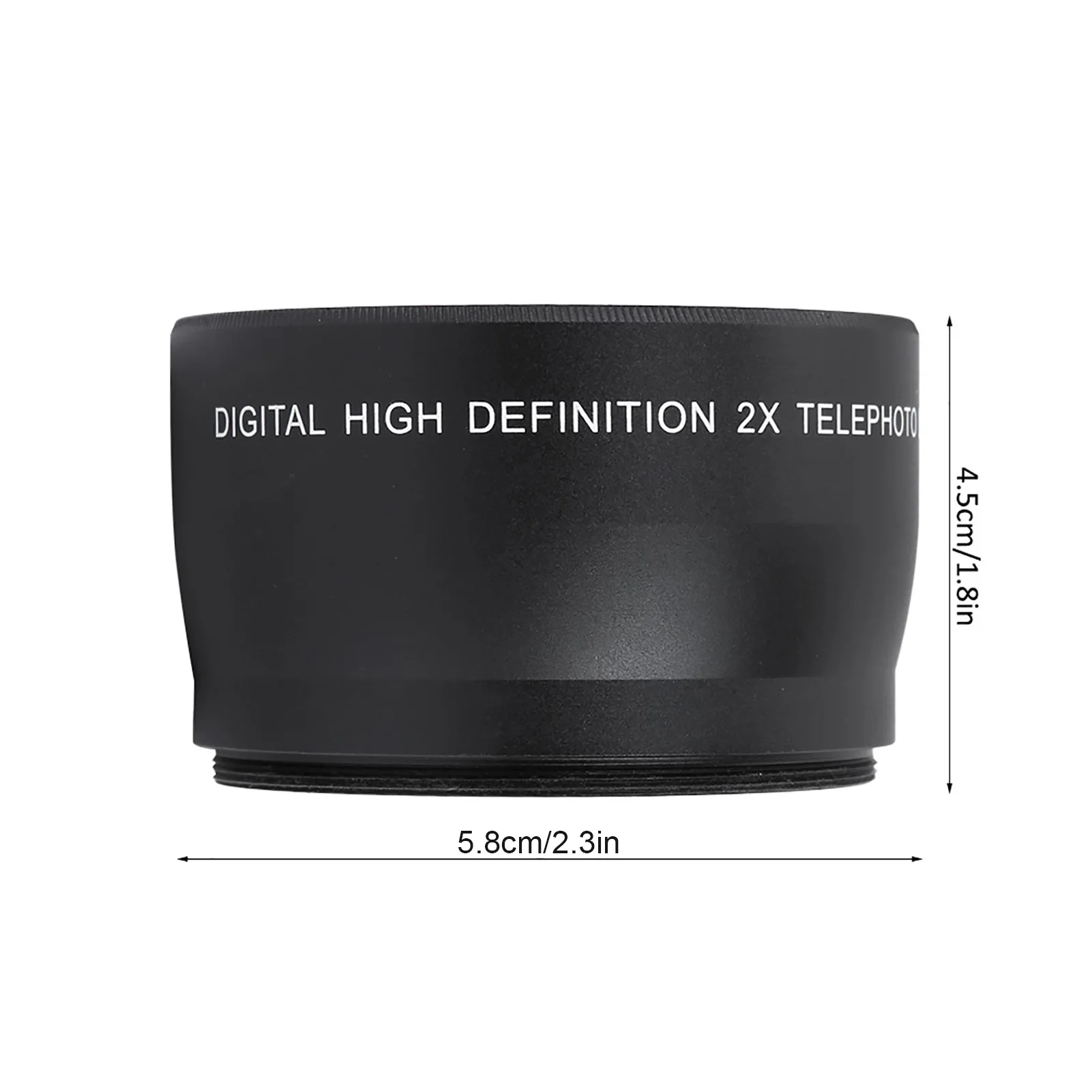 2X عدسة المقربة 58 مللي متر 2X التكبير عدسة المقربة للكاميرات ملحق عدسة المقربة عدسة الكاميرات
