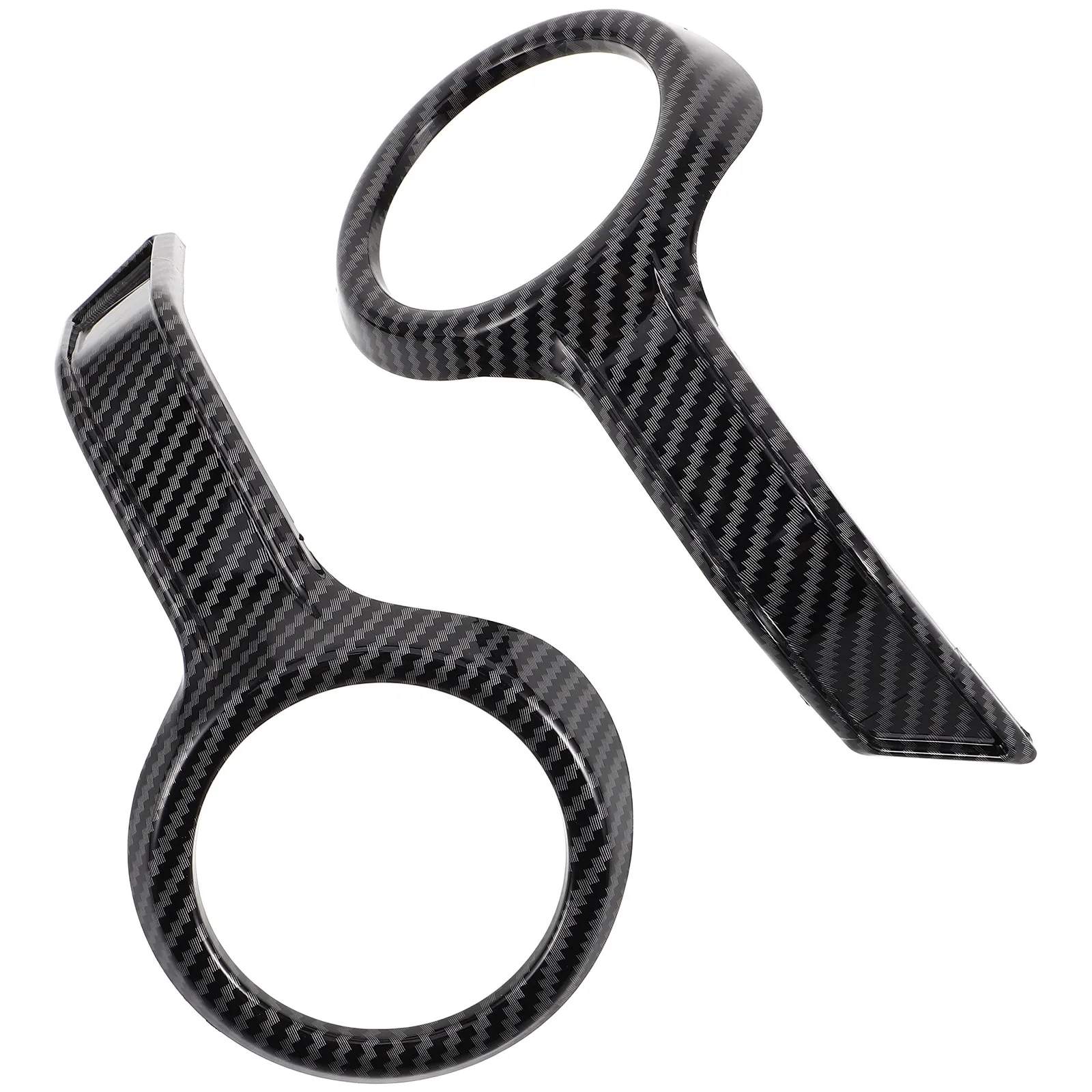 

1Pair Front Fog Light Trim for Motorcycle Compatible Fog Lamp Protector Waterproof Stylish Design Motorcycle Light Trim
