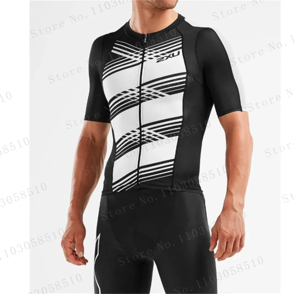 zxuful Men Custom Sublimated Triathlon Jumpsuit Uniforms Bike Jersey Bike Clothing Design Breathable Cycling Triathlon Suits view 4