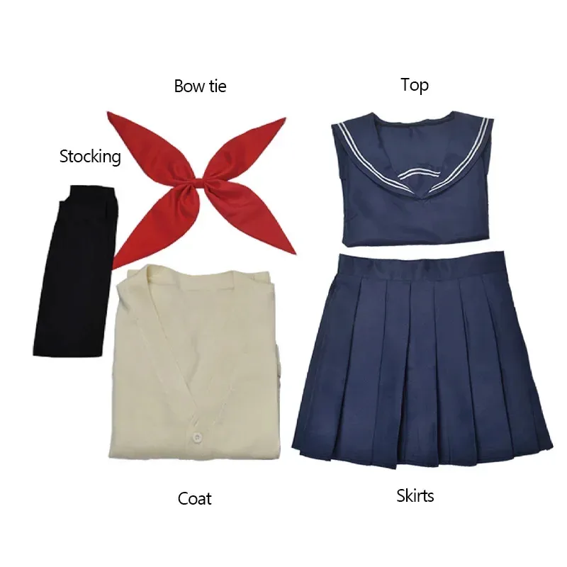 Disfraz de My Hero Academia Toga Himiko, disfraces de Halloween para mujer, uniforme de Anime Himiko Toga JK, suéter, abrigo, disfraces