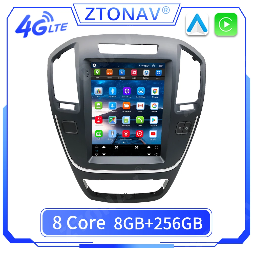 Car Radio For Buick Regal 2009 2010 2011 2012 2013 Car DVD Player Tesla style Android Screen GPS Navi Carplay Auto Headunit