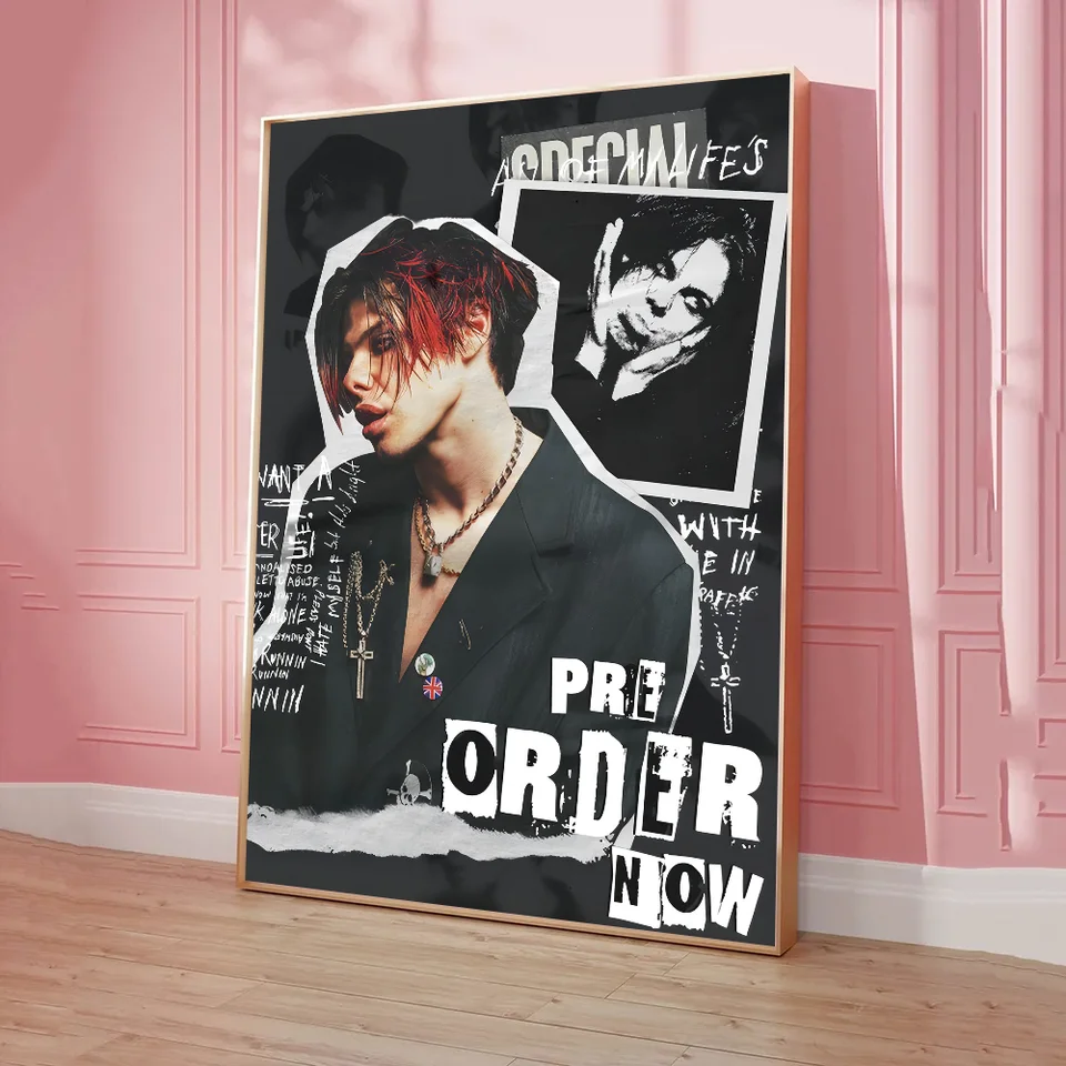 Yungblud New Custom Rock Vintage Posters Sticky Whitepaper Prints
