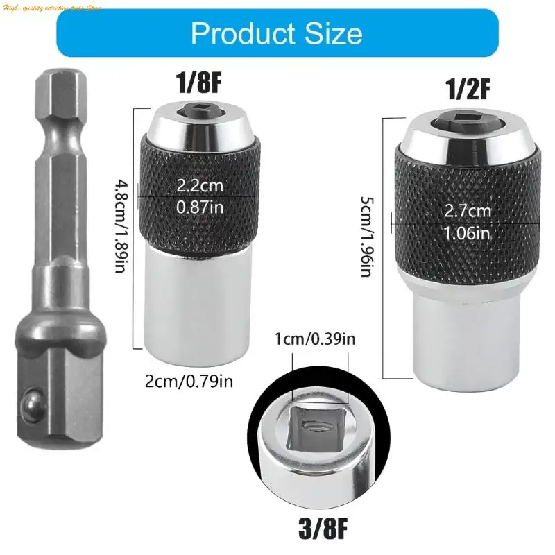 203f Versatilitys Tap Socket Set/3pcs para engenheiros mecânicos entusiastas bricolage