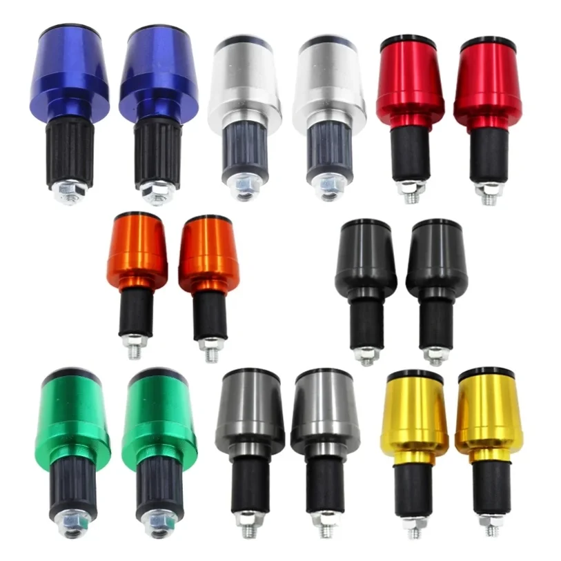 مقود الدراجة النارية ينتهي مقابض معدنية للمقود موازنة التوصيل المنزلق 22 مم #1