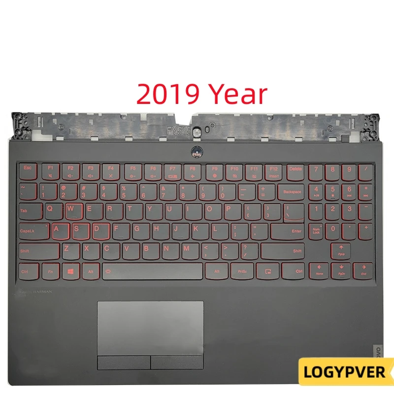US angielska klawiatura dla Lenovo Legion Y530 Y530-15ICH Y540-15IRH PG0 Y7000 2019 rok z deską na palmgest Touchpad
