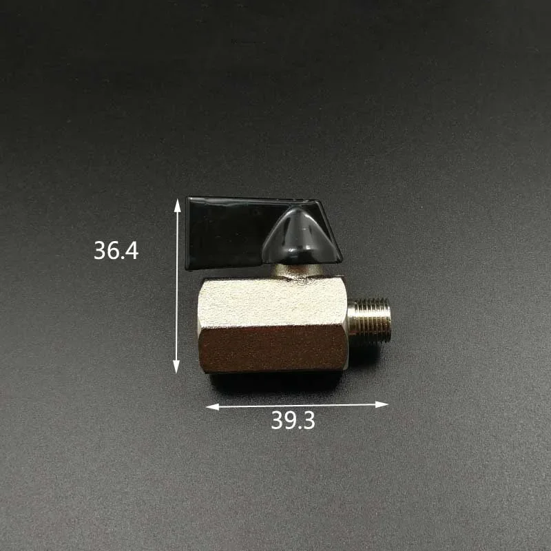 1/8 "1/4" 3/8 "1/2" BSP ชายกับหญิงทองเหลืองปิดของบอลวาล์วบ้านสวนน้ำน้ำมันเชื้อเพลิงแก๊ส