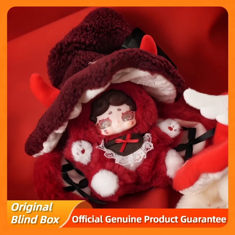 حقيقي Luckydeernai V3 الساحرة رسالة سلسلة صندوق أعمى لطيف محظوظ الغزلان ناي الفطر أفخم قلادة صندوق غامض هدايا عيد الميلاد