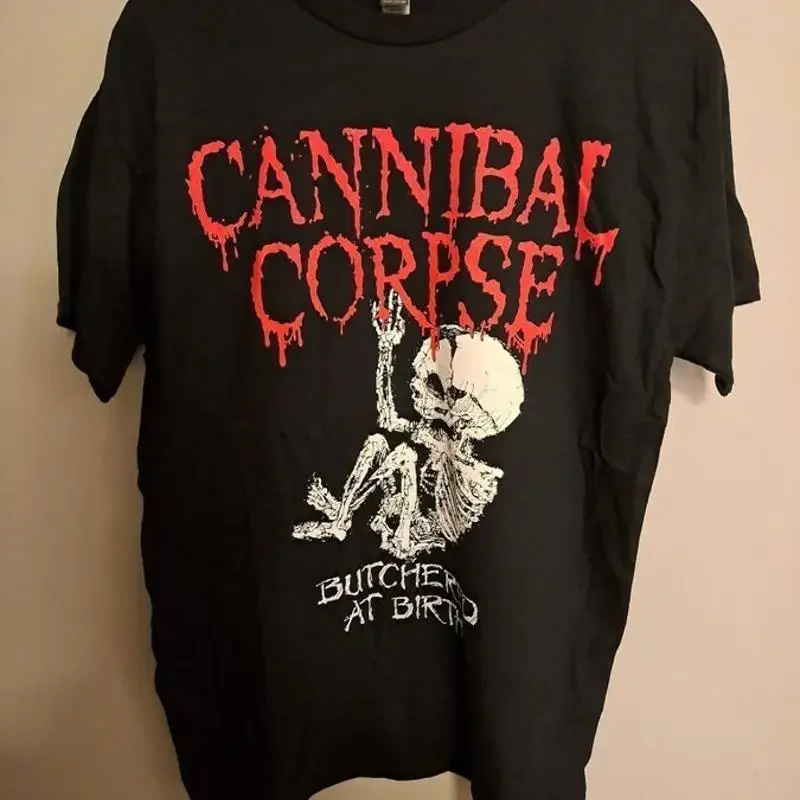 Cannibal Corpse Band Butchered At Birth T Shirt Tee