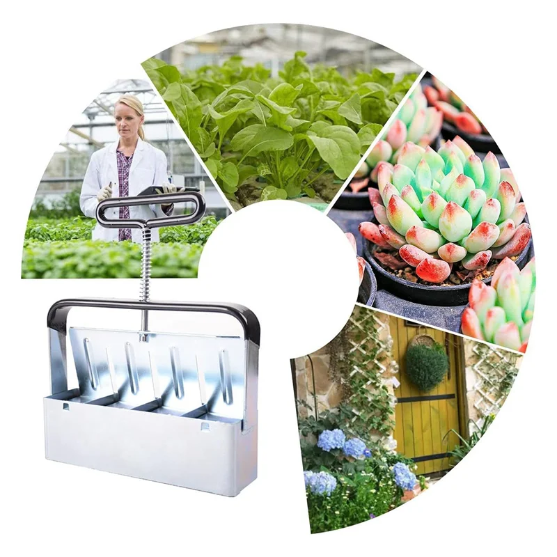 

A21Q-Блокатор почвы, 4 шт., устройство для изготовления блоков почвы, ручной блок для семян с удобной ручкой, садовые блокирующие инструменты