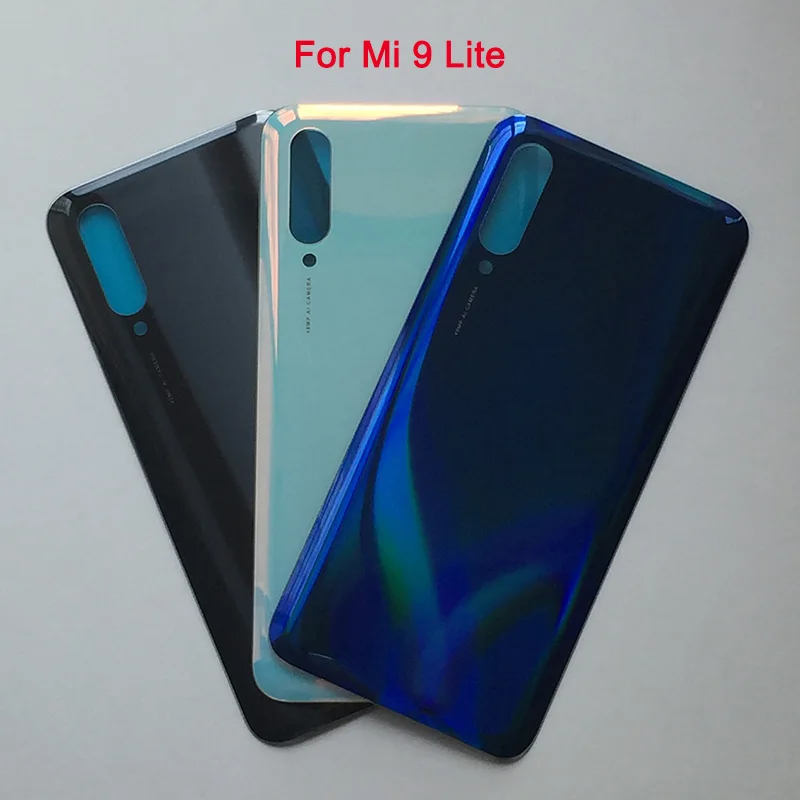 Batterie Couverture Arrière Pour Xiaomi Mi 9 Lite Mi9 Arrière Verre 3D Boîtier Arrière Porte Étui Xiaomi Mi 9 Lite Retour Batterie Couvercle