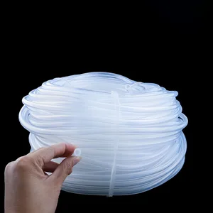 5 metros Tubo de silicona de grado alimenticio transparente 2 4 6 8 10 12 Manguera de goma de jardín flexible Acuario tubería blanda 8 Mejores espuma de cerveza de ventas - №3