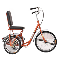 The elderly leisure eight-character elderly force walking bicycle adult pedal outer tricycle small exercise bicycle