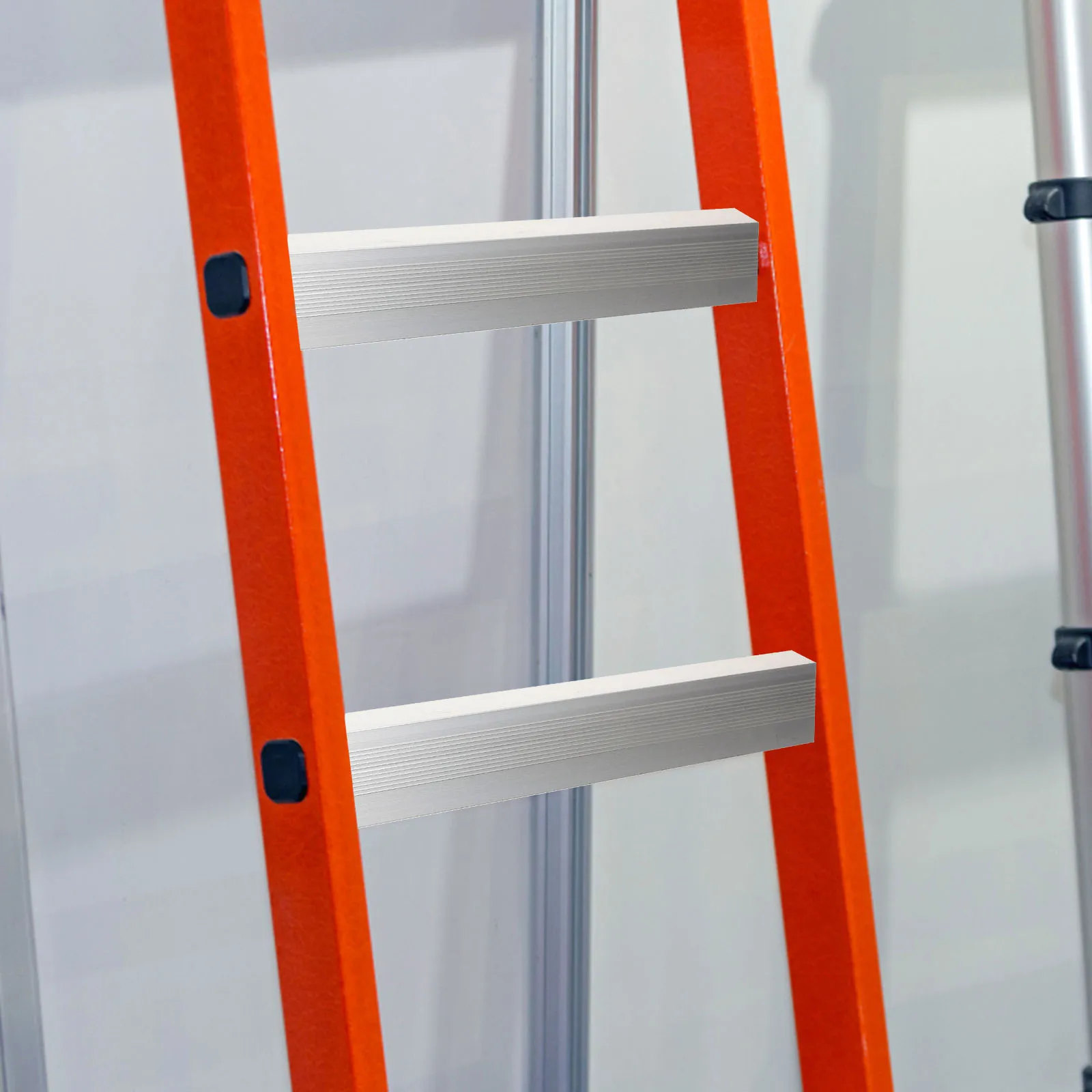 

Telescopic Height Adjustable Aluminum Alloy Ladder Rung Step Replacement Non Slip Home Use Construction Facility Parts