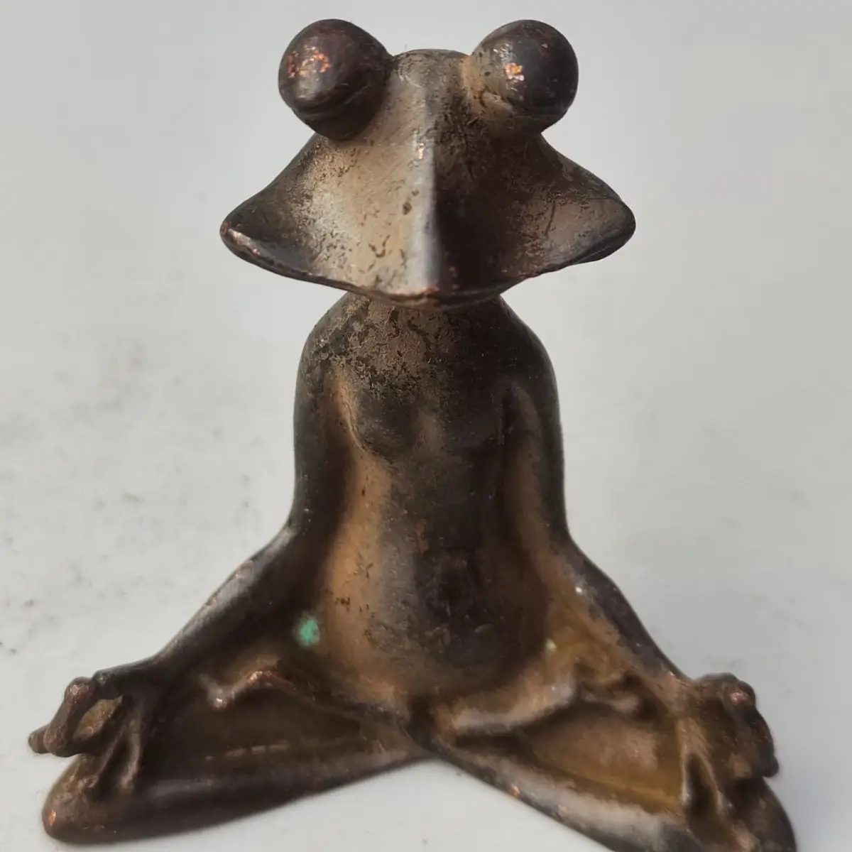 

Solid bronze frog incense creative collection hand handle pieces ware without traces delivery