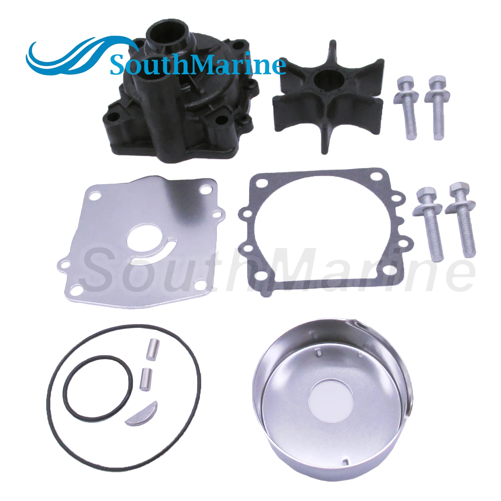 Boat Motor 6E5-W0078-A1 6E5-W0078-00/01 18-3372 18-3373 Water Pump Repair Kit with Housing for Yamaha 115HP 130HP C115 L130