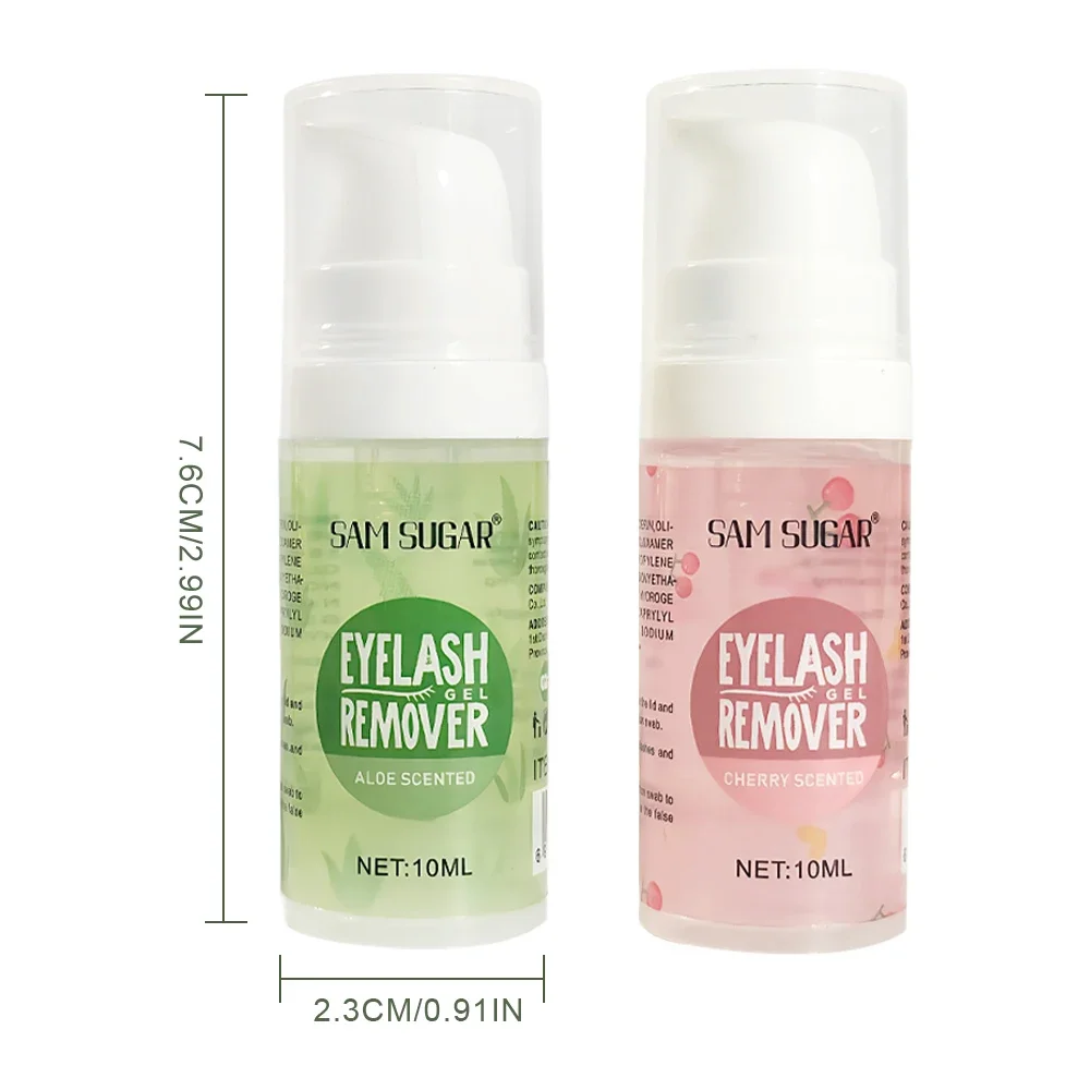 جل مزيل الرموش اللطيف للرموش الصناعية ماسكارا وكحل عميق ونظيف ومنعش وإزالة المكياج غير الدهني