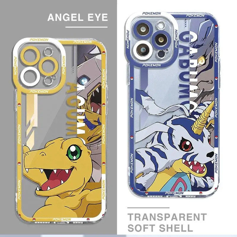 Digimon Adventure Anime Phone Case for Apple iPhone 15 Pro Max 13 14 Plus 12 Mini 11 Pro XR 8 SE 7 6S XS MAX Matte Armor Cover