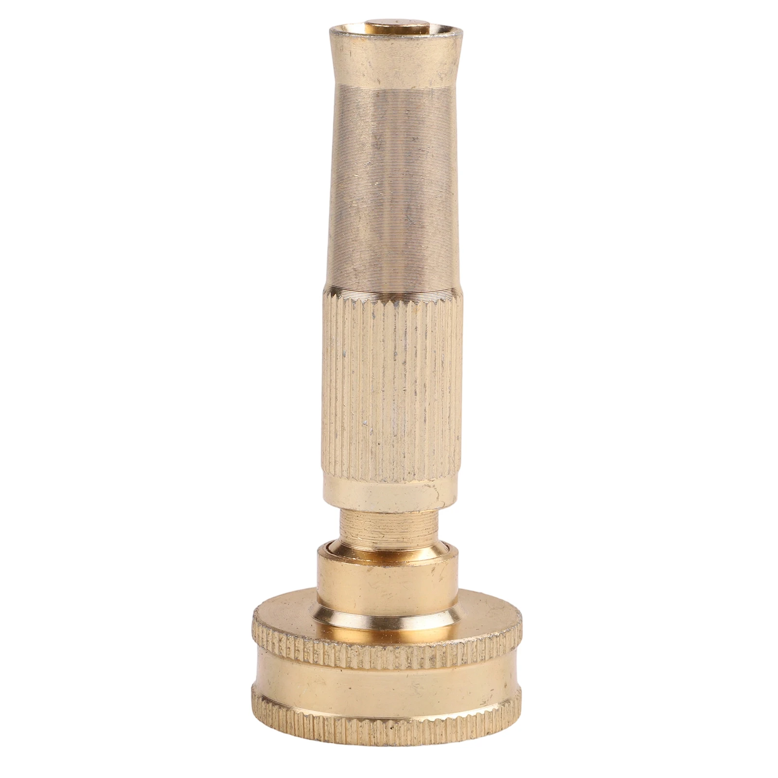 7.4*2.9cm Brass Water Nozzle Adjustable Water Sprayer Tool Hose Car Washing Equipment Effective Spray Distance