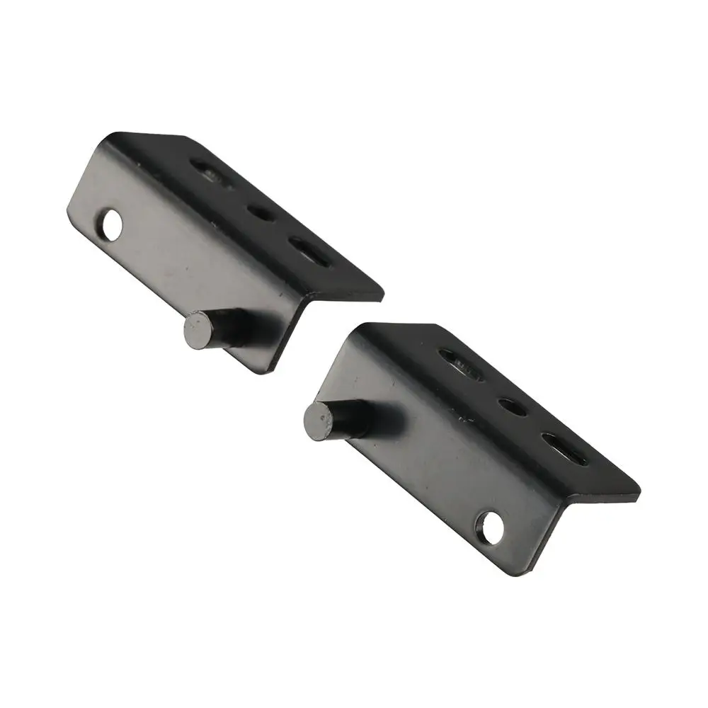 2 قطعة مفصلات محورية متعددة الوظائف من الفولاذ المقاوم للصدأ مع جلبة عمود مخفي أسود/فضي مشابك مفصلية علوية سفلية شديدة التحمل