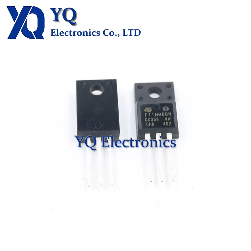 10Pcs STF11NM60N F11NM60N or STF11NM60ND or STP11NM60N or STP11NM60ND TO-220F 11A 600V Power MOSFET