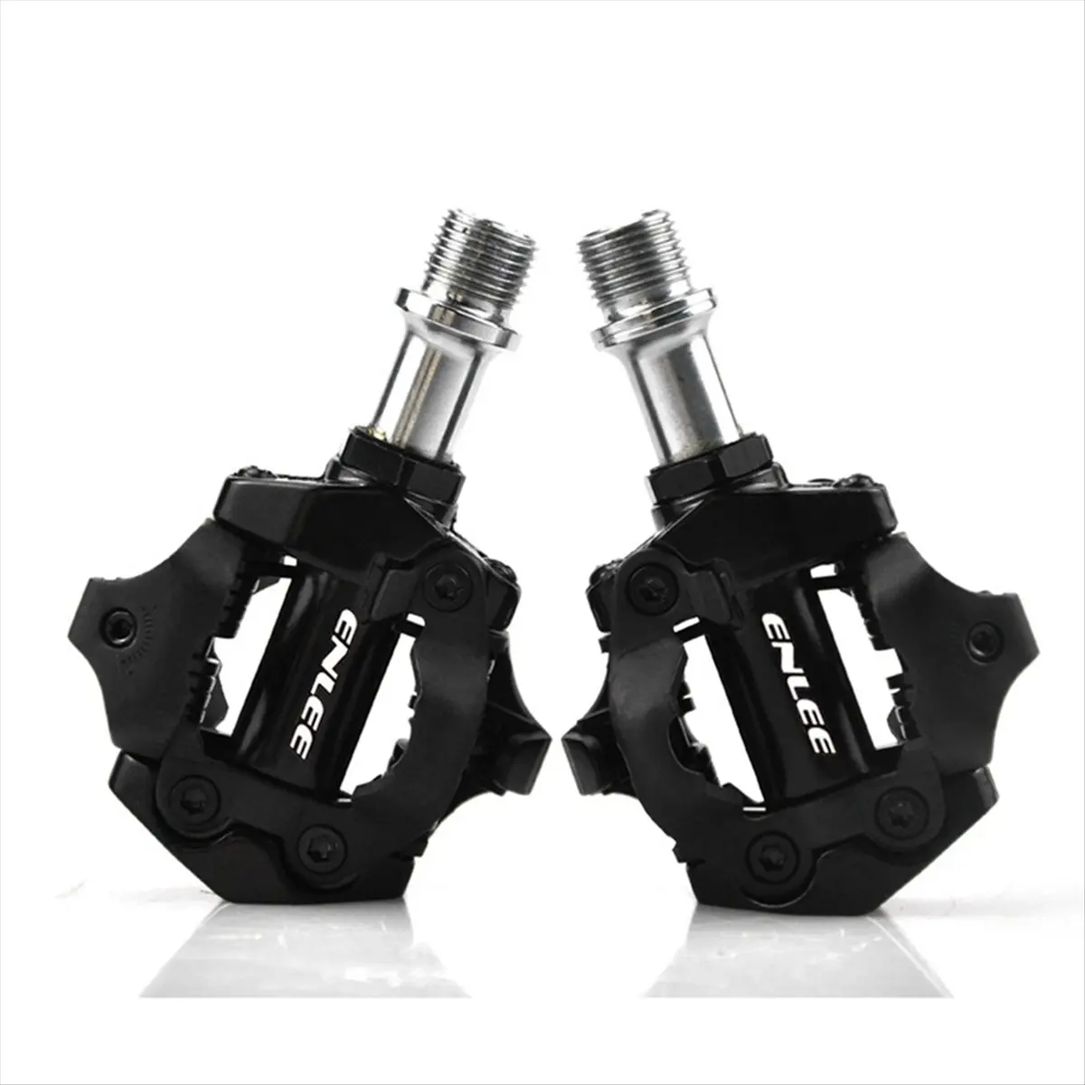 

AD10 ENLEE Mountain Bike Lock Pedal SPD System Bike Lock Pedal Non-Slip Seal Bearing Lock Accessories