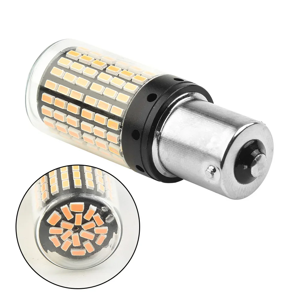 Car Turn Signal Light PY21W 5009 Canbus BAU15S 7507 No Error Led Bulb Amber Blinker Car Brake Turn Light Auto Lamp Bulb