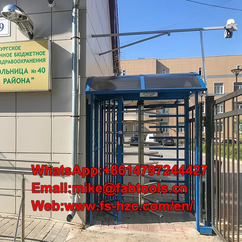 

Face Recognition Rfid Card Swipe Security Stainless Steel Full Height Turnstile Gate Barrier Price Community Factory Prison