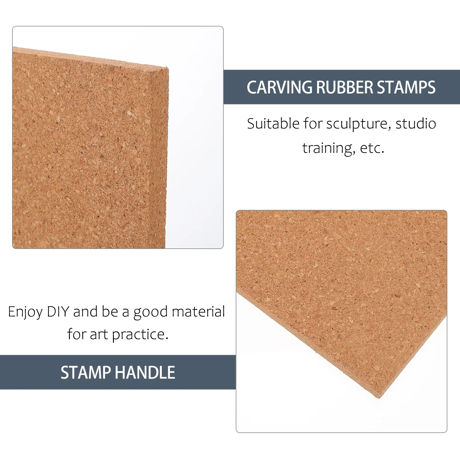 

1pc Wooden Stamp Handle For Diy Carving Craft High-Quality Seal Making Material Durable Wood Block For Custom