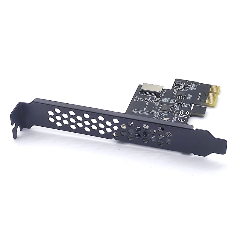 ใหม่เพิ่มการ์ด PCI Express 2.0 X1 USB 3.2 Gen1 TYPE-E การ์ด PCIe ด้านหน้า Type-C Adapter Riser USB3.1 Gen1 A-KEY 5Gb การ์ด