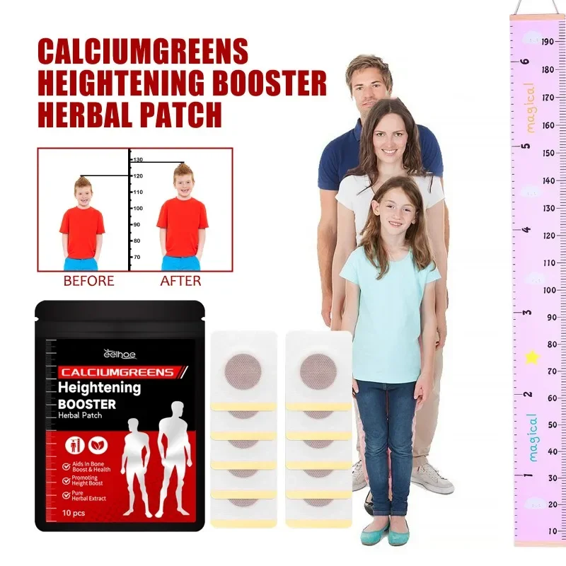 

Body Height Enhancer Patch Adults Children Promote Bones Growtaller Acupuncture Points Stimulation Height Growth Foot Patch