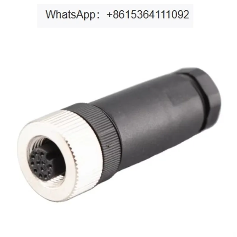 

1 шт. водонепроницаемый кабельный разъем, прямой, круглый, 12-контактный, M12, гнездовой.