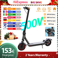 AOVOPRO TS07 Electric Scooter for Adults 10.5AH 8.5 Inch Dual Shock Absorption Electric Scooter 35KM Range 350W/500W Scooter