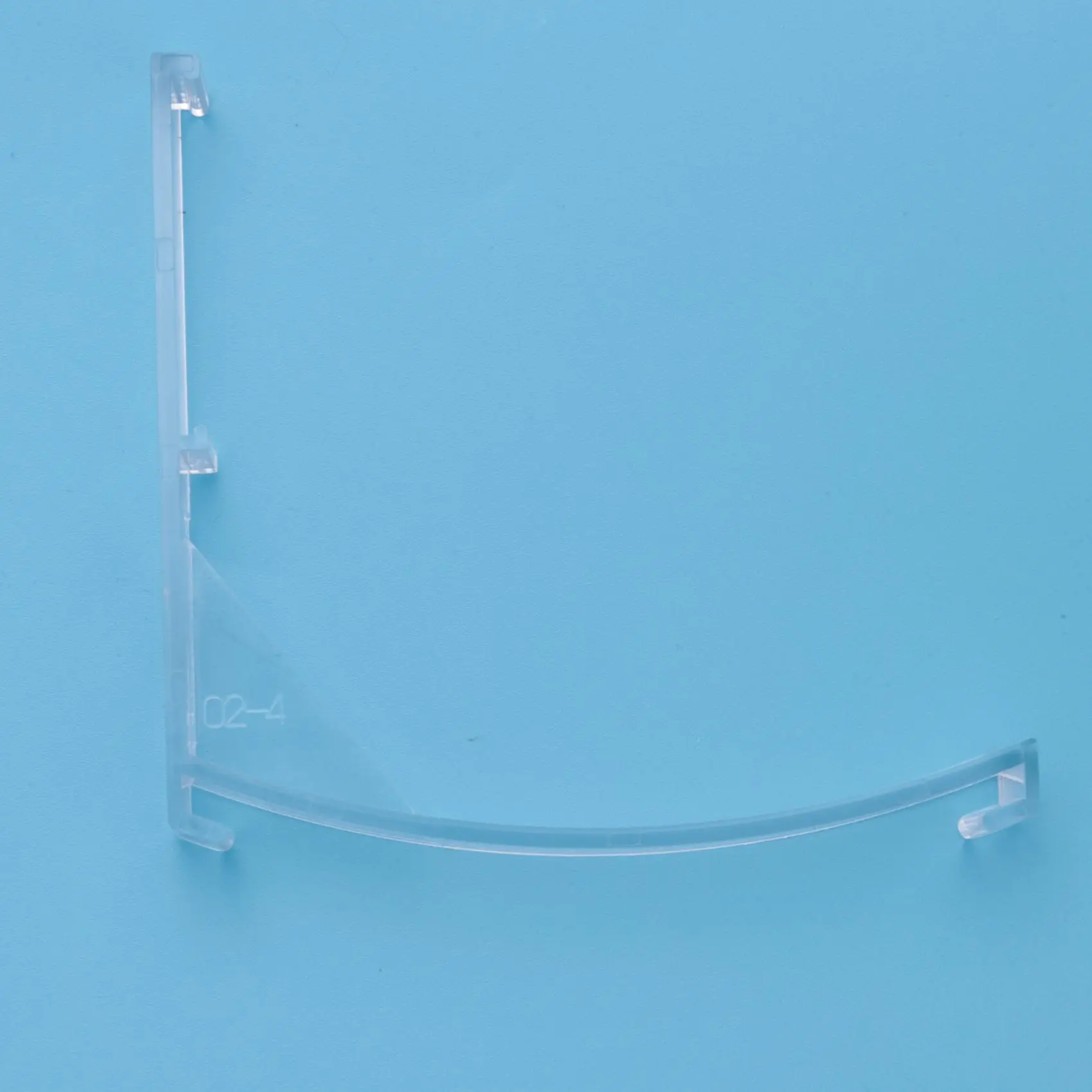 ABMI-Valance Clips Plastic Vertical Blinds Brackets 3.5 Inch Vertical Blinds Clear For Blinds Parts Accessory Components,
