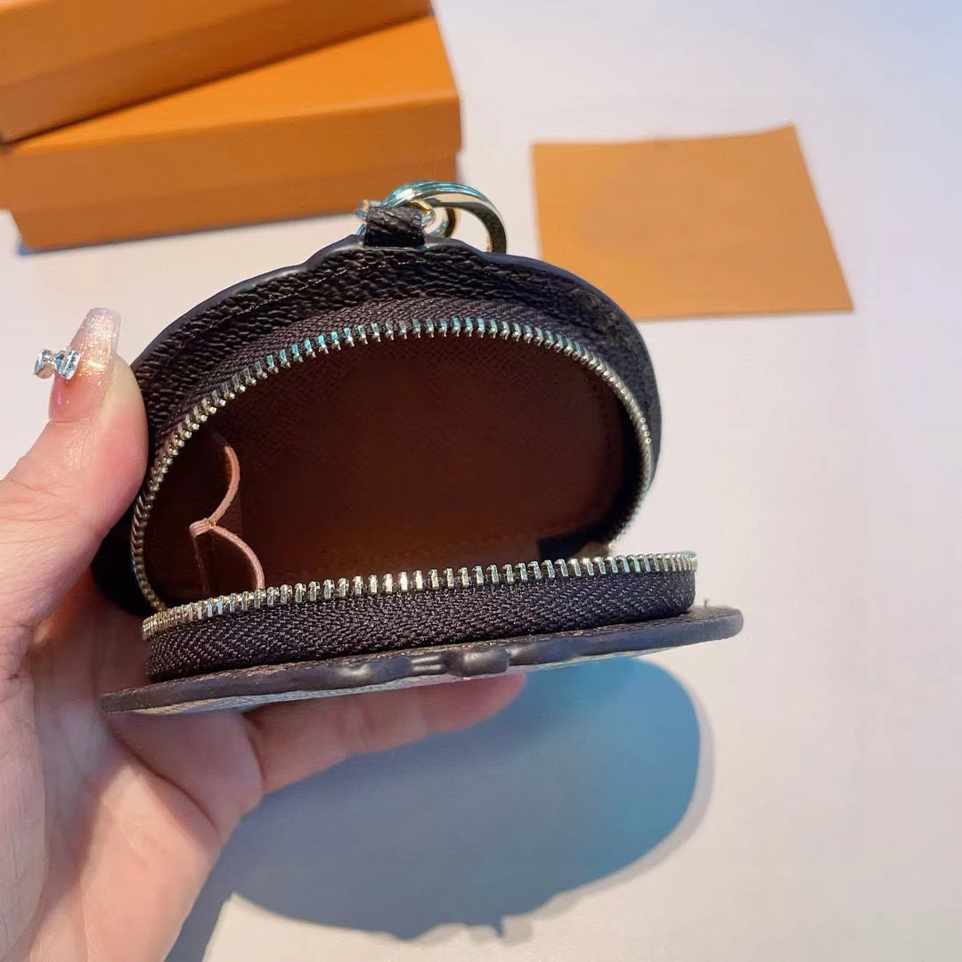 Luxury Pumpkin Shaped Bag Charm Earphone Coin Purse Lightweight Hanging Decoration Fashionable Accessory for Bags