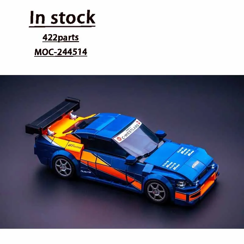 

MOC-244514New CityClassic Sports Car Racing Building Blocks Model422Pieces,Birthday Building Block Toy Gift ForBoys and Children