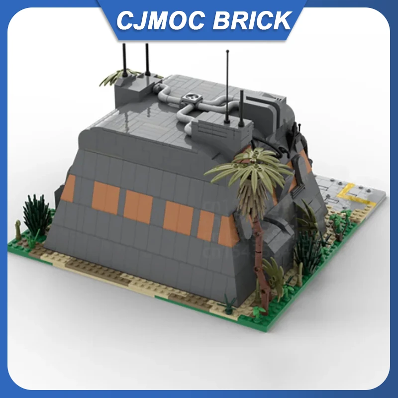 1954 pçs moc estrela batalha sw bunker/barracks em escari famoso filme modelo blocos de construção empilhamento tijolos brinquedos criativos presente do miúdo
